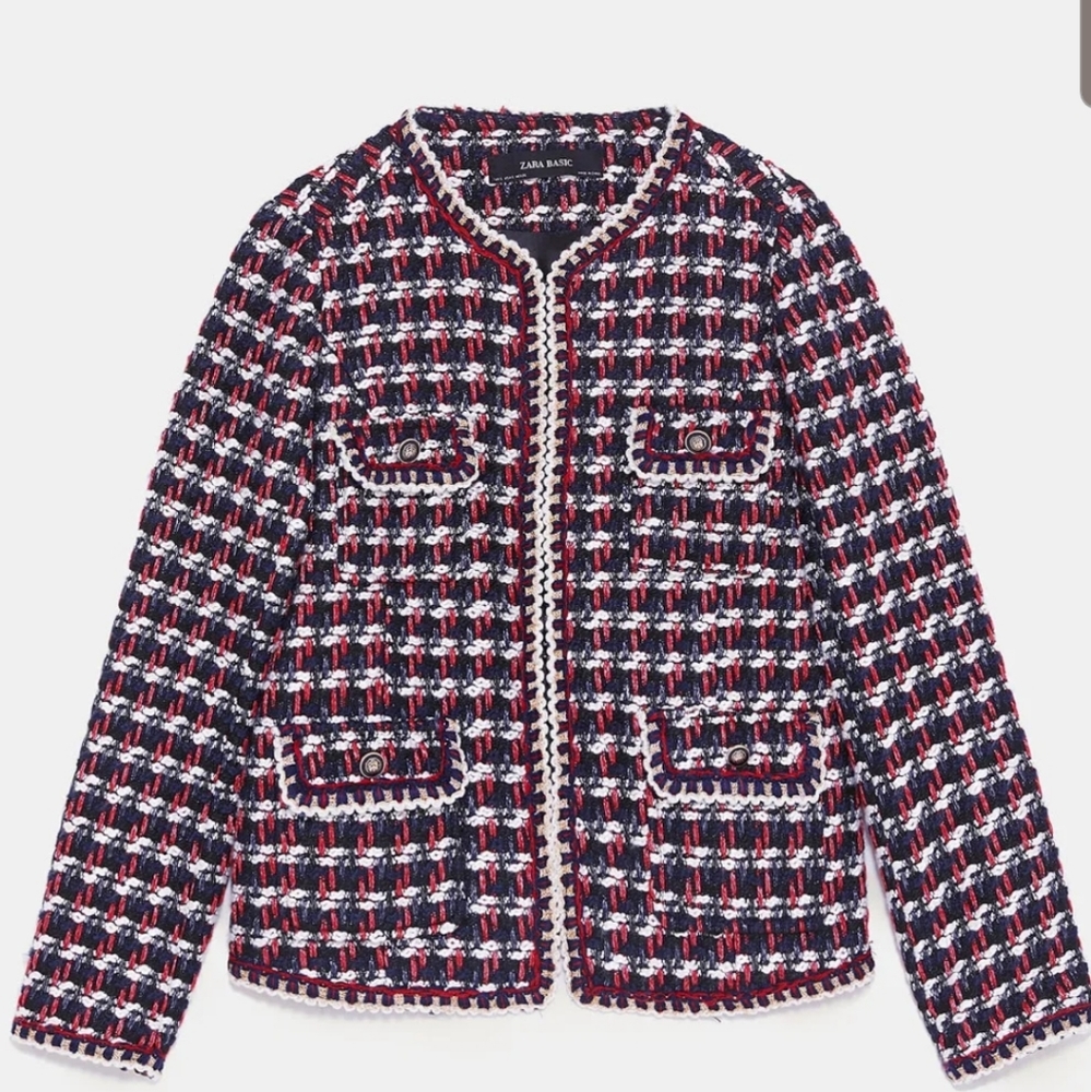 Zara Woven Blazer - Picture 5 of 7